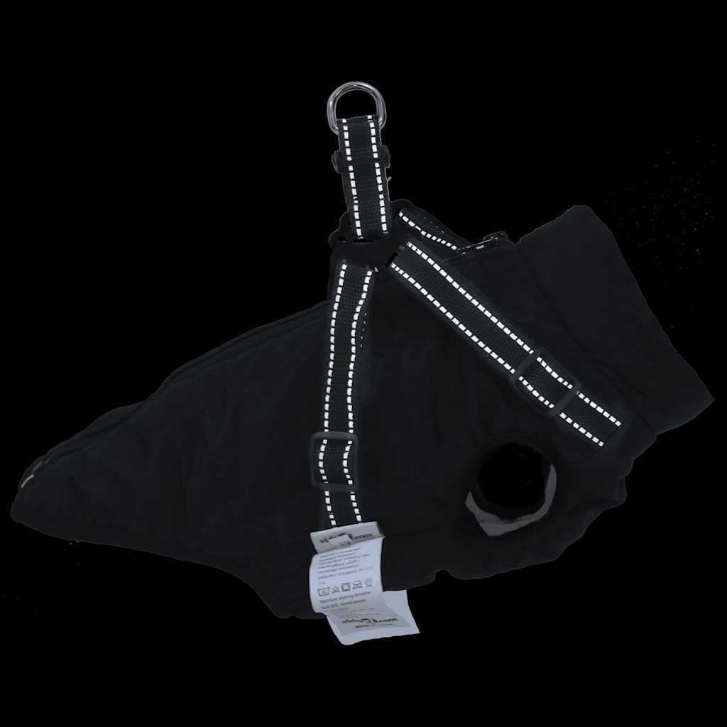 8721158413994_g_en_hd_5 vidaXL Dog Coat with Harness Waterproof Reflective Black M - Image 6