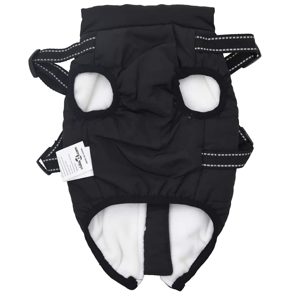 8721158414014_g_en_hd_4 vidaXL Dog Coat with Harness Waterproof Reflective Black XL - Image 5