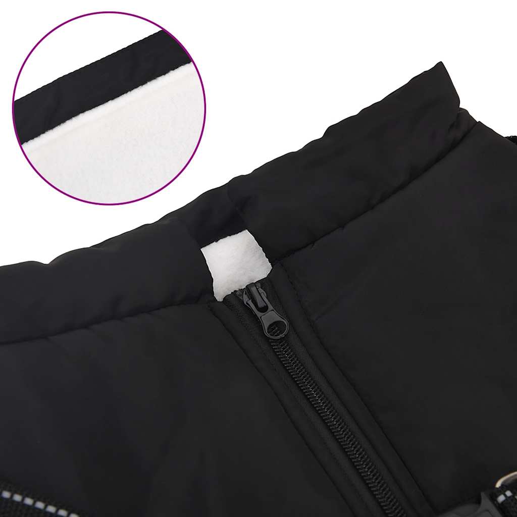 8721158414038_g_en_hd_6 vidaXL Dog Coat with Harness Waterproof Reflective Black 3XL - Image 7
