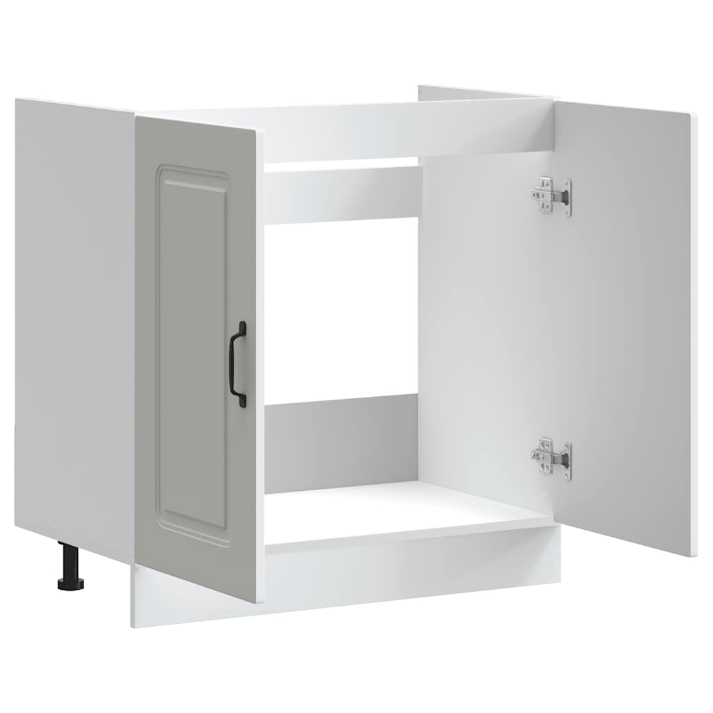 8721158417930_g_en_hd_2 vidaXL Sink Base Cabinet Kalmar White 80x46x81.5 cm Engineered Wood - Image 5