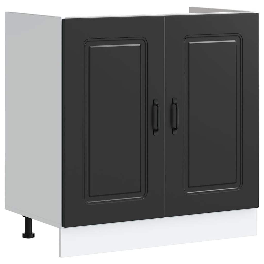 8721158417947_a_en_hd_1 vidaXL Sink Base Cabinet "Kalmar" Black 80x46x81,5 cm Engineered Wood - Image 2