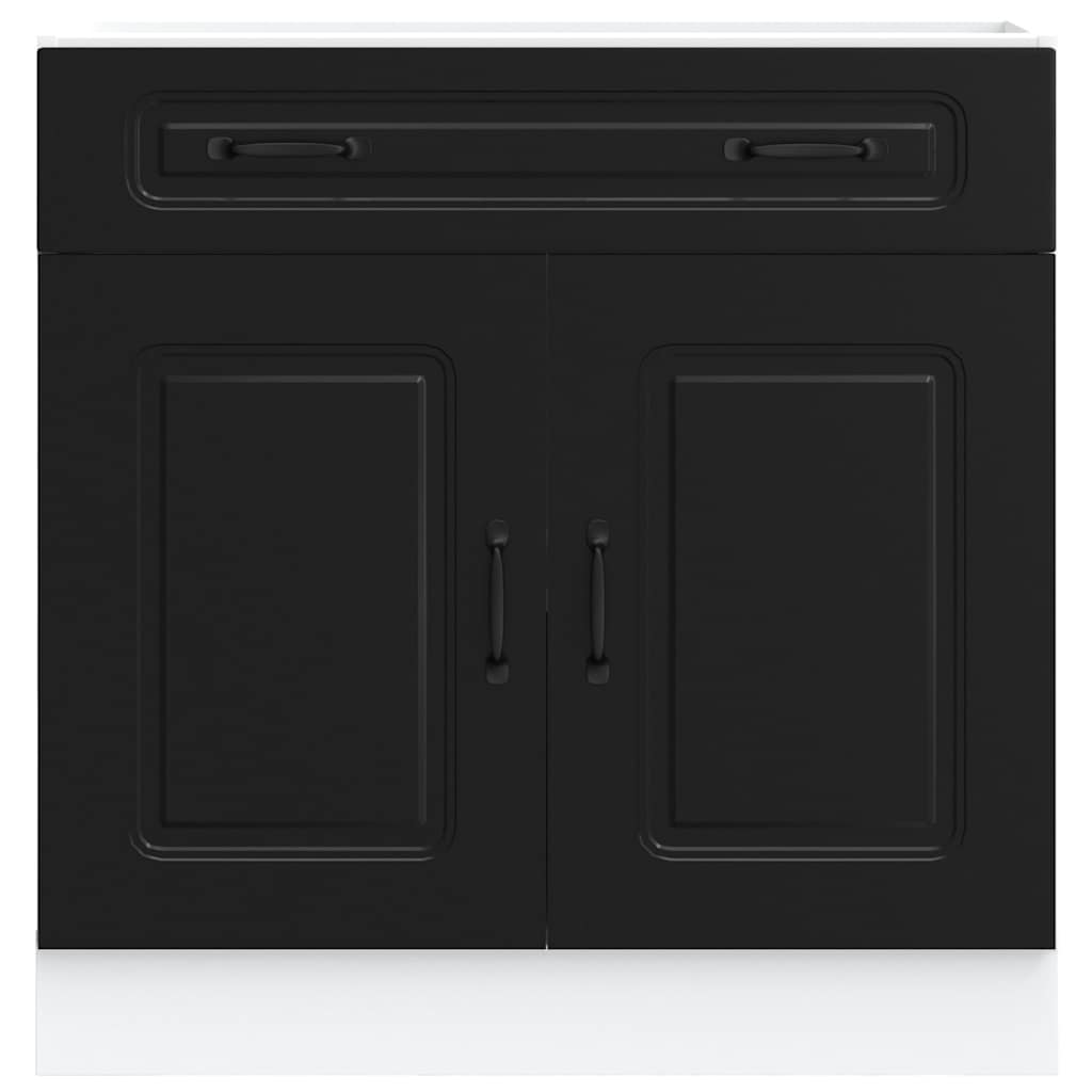 8721158418449_g_en_hd_2 vidaXL Kitchen Base Cabinet "Kalmar" Black Engineered Wood - Image 4