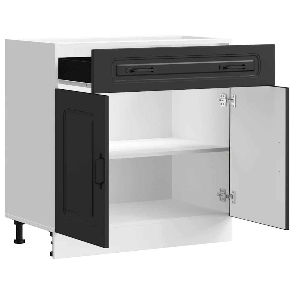 8721158418449_g_en_hd_3 vidaXL Kitchen Base Cabinet "Kalmar" Black Engineered Wood - Image 5