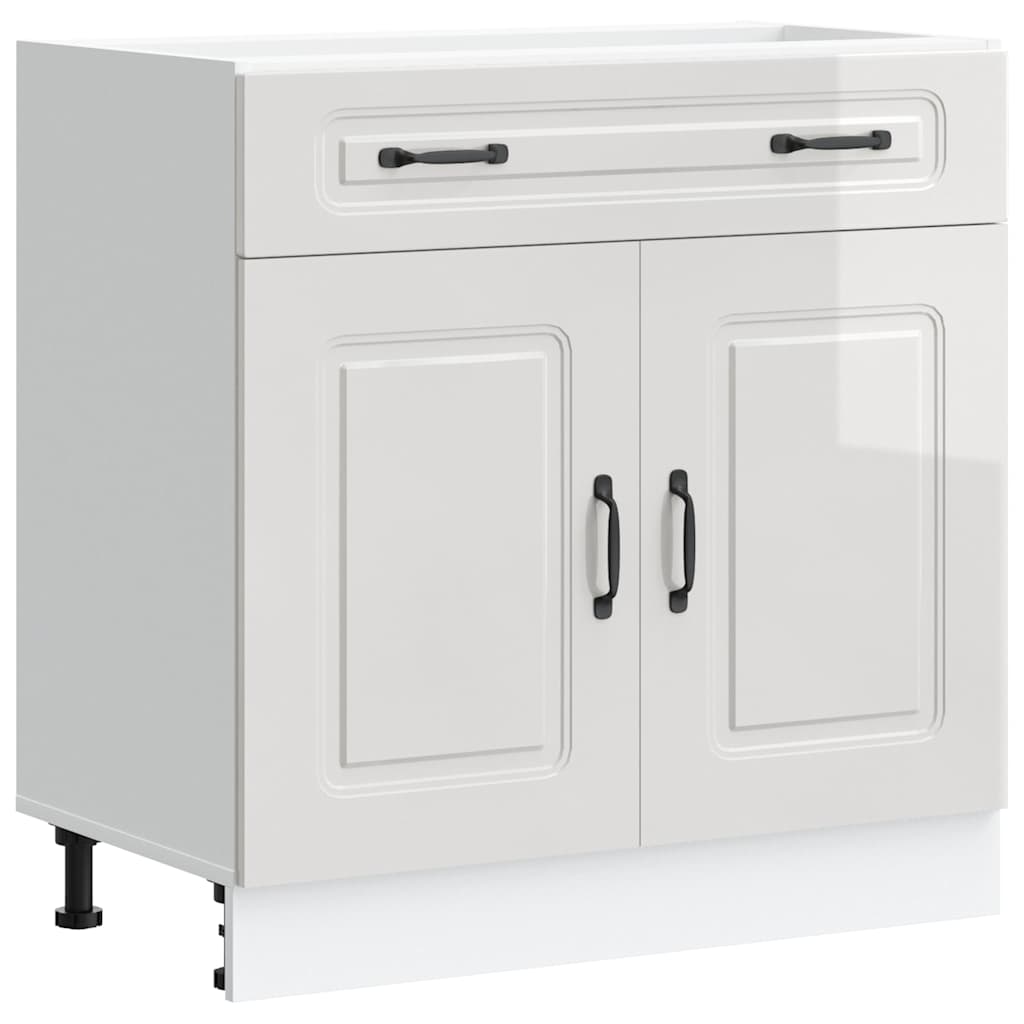 8721158418456_a_en_hd_1 vidaXL Kitchen Base Cabinet "Kalmar" High Gloss White Engineered Wood - Image 2