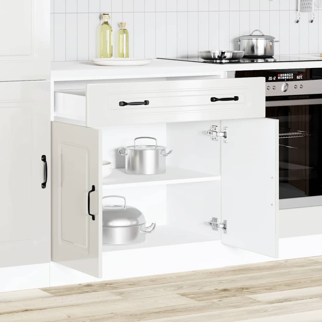 8721158418456_g_en_hd_1 vidaXL Kitchen Base Cabinet "Kalmar" High Gloss White Engineered Wood - Image 3