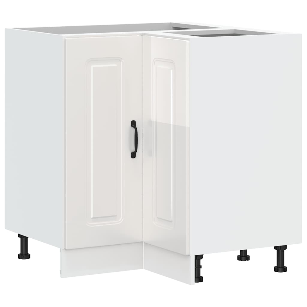 8721158418555_a_en_hd_1 vidaXL Kitchen Corner Base Cabinet "Kalmar" High Gloss White Engineered Wood - Image 2