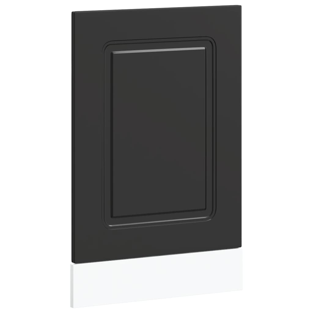 8721158419941_a_en_hd_1 vidaXL Dishwasher Panel "Kalmar" Black 45x1,5x67 cm Engineered Wood - Image 2