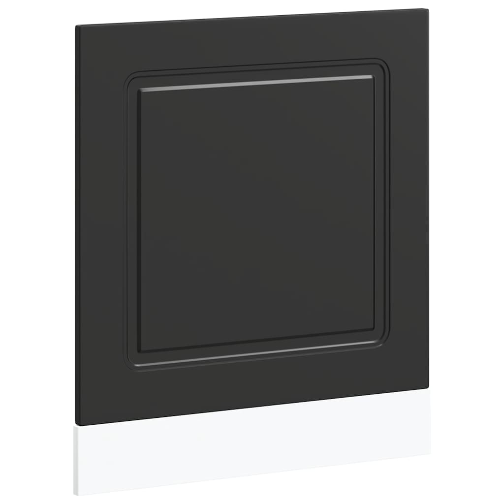8721158420046_a_en_hd_1 vidaXL Dishwasher Panel "Kalmar" Black 60x1,5x67 cm Engineered Wood - Image 2