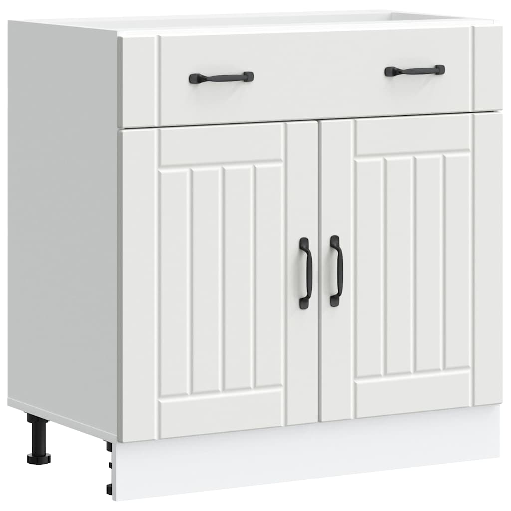 8721158420831_a_en_hd_1 vidaXL Kitchen Base Cabinet Lucca White Engineered Wood - Image 2