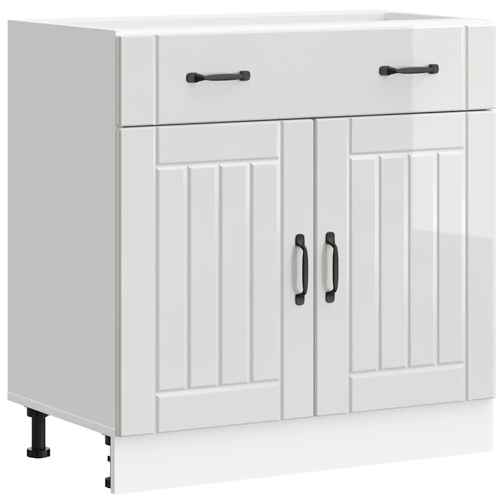 8721158420855_a_en_hd_1 vidaXL Kitchen Base Cabinet "Lucca" High Gloss White Engineered Wood - Image 2