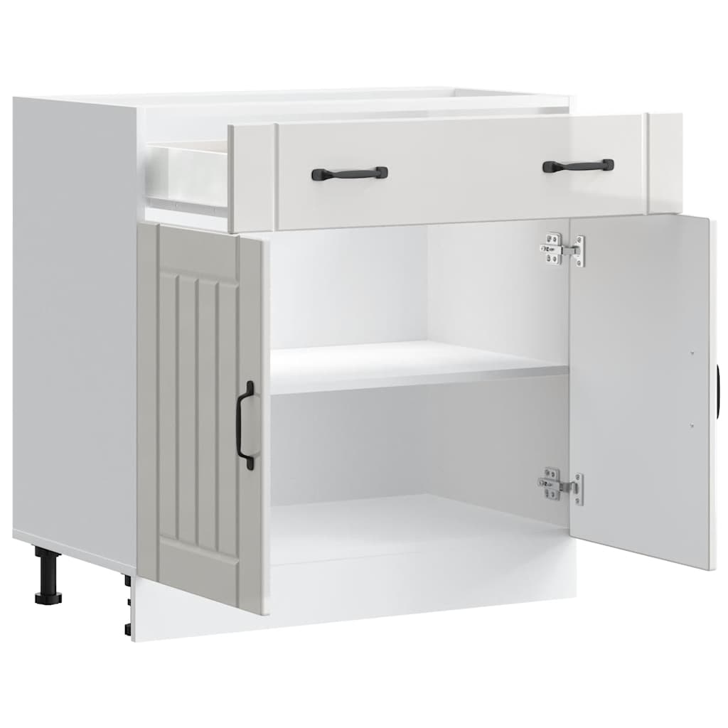 8721158420855_g_en_hd_2 vidaXL Kitchen Base Cabinet "Lucca" High Gloss White Engineered Wood - Image 4