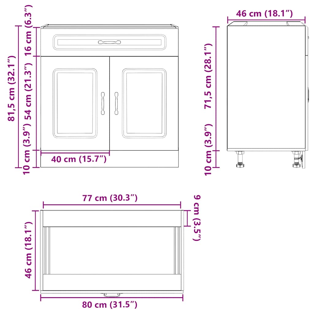 8721158420855_g_en_hd_8 vidaXL Kitchen Base Cabinet "Lucca" High Gloss White Engineered Wood - Image 10