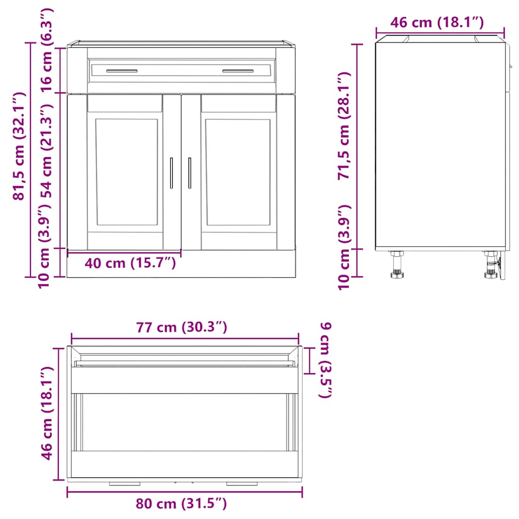 8721158423252_g_en_hd_9 vidaXL Kitchen Base Cabinet "Porto" High Gloss White Engineered Wood - Image 11