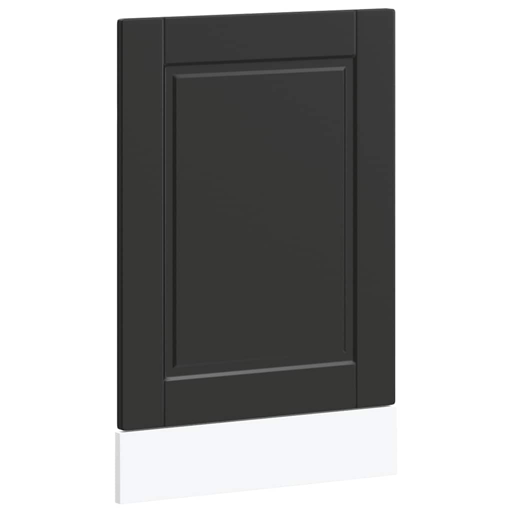 8721158424747_a_en_hd_1 vidaXL Dishwasher Panel "Porto" Black 45x1,5x67 cm Engineered Wood - Image 2