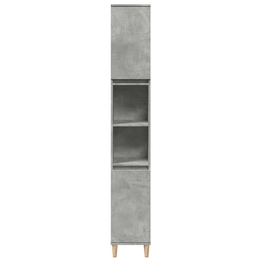 8721158443502_g_en_hd_2 vidaXL Bathroom Cabinet Concrete Grey 30x30x190 cm Engineered Wood - Image 4