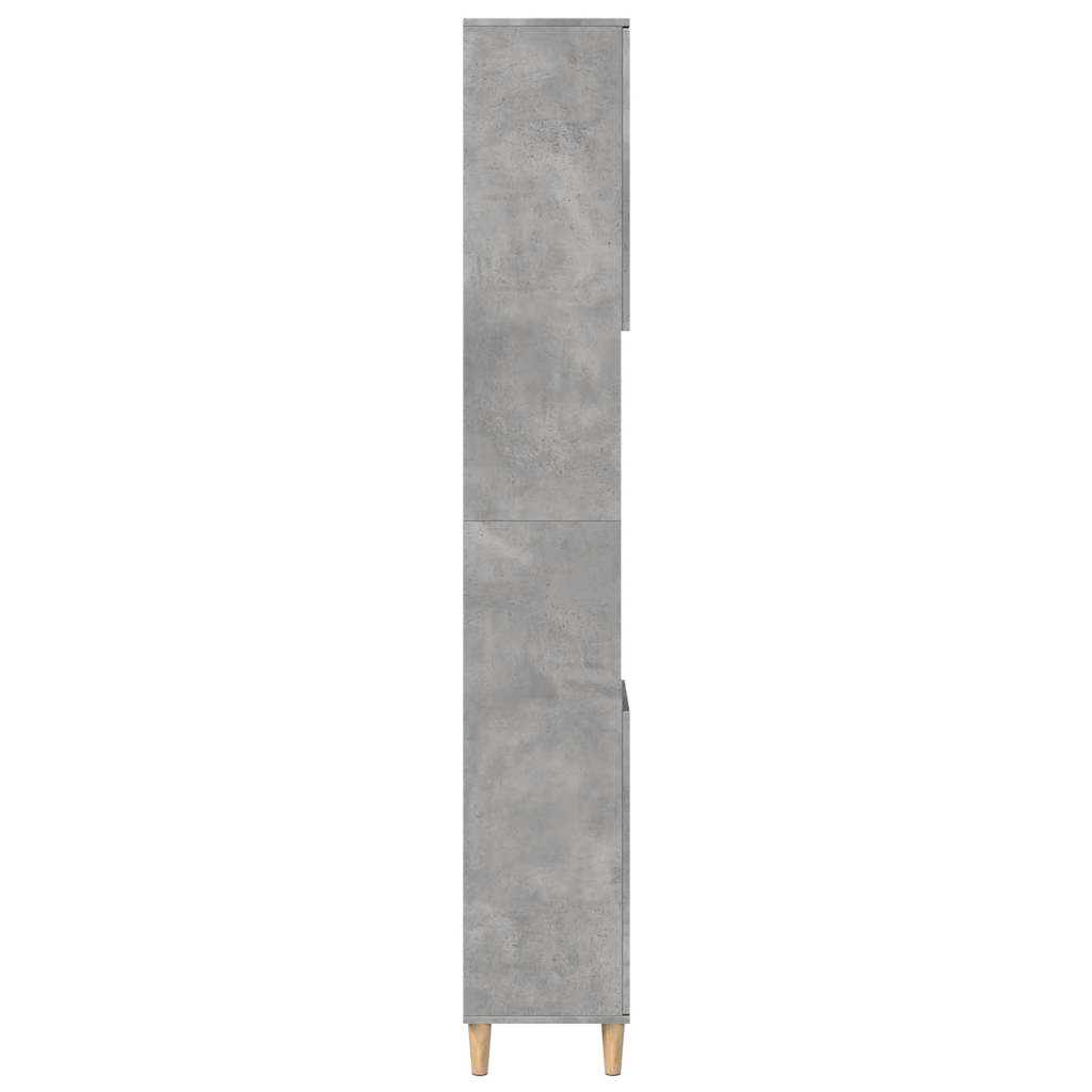 8721158443502_g_en_hd_4 vidaXL Bathroom Cabinet Concrete Grey 30x30x190 cm Engineered Wood - Image 6