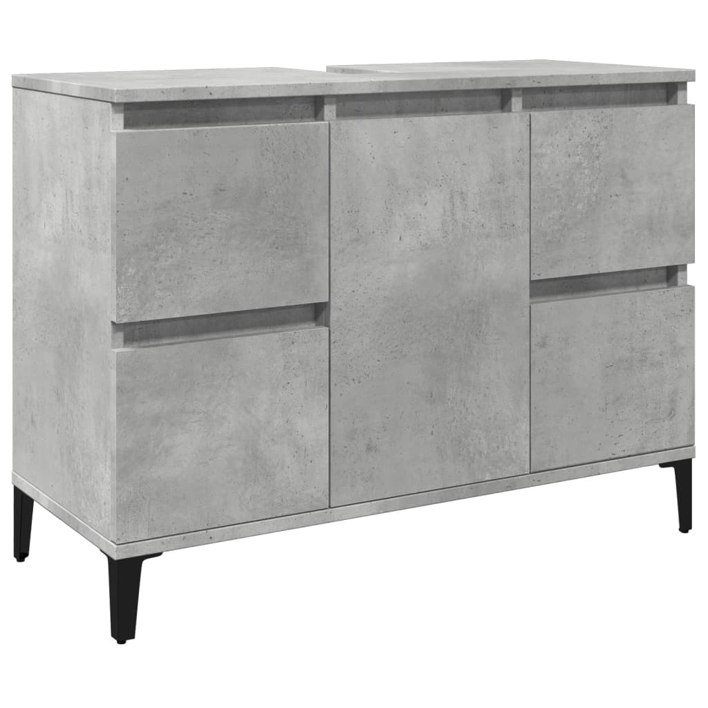 8721158443779_a_en_hd_1 vidaXL Sink Cabinet Concrete Grey 80x33x60 cm Engineered Wood - Image 2