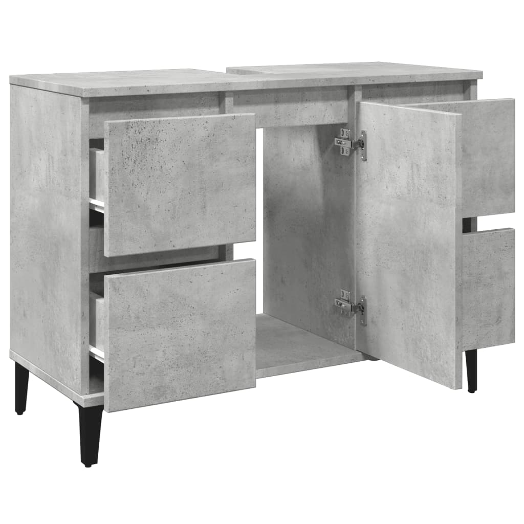 8721158443779_g_en_hd_3 vidaXL Sink Cabinet Concrete Grey 80x33x60 cm Engineered Wood - Image 5