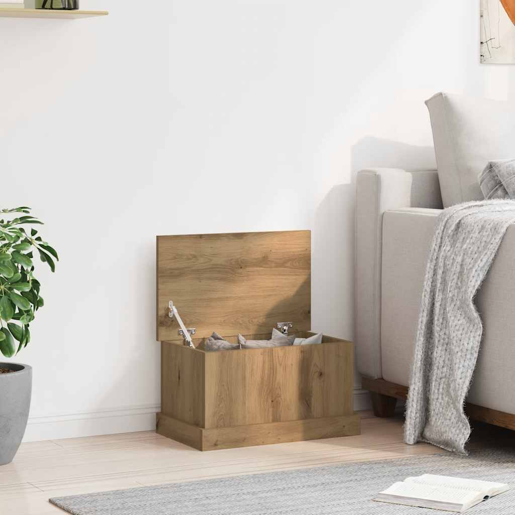 8721158444011_g_en_hd_1 vidaXL Storage Box Artisan Oak 30x50x28 cm Engineered Wood - Image 3