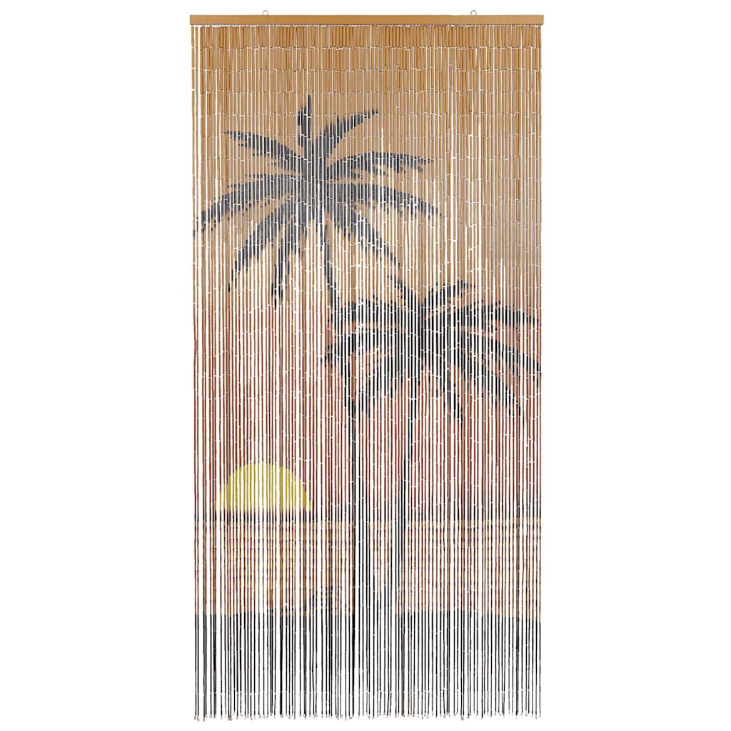 8721158447296_g_en_hd_2 vidaXL Insect Door Curtain Palm Tree Print 90x220 cm Bamboo - Image 3