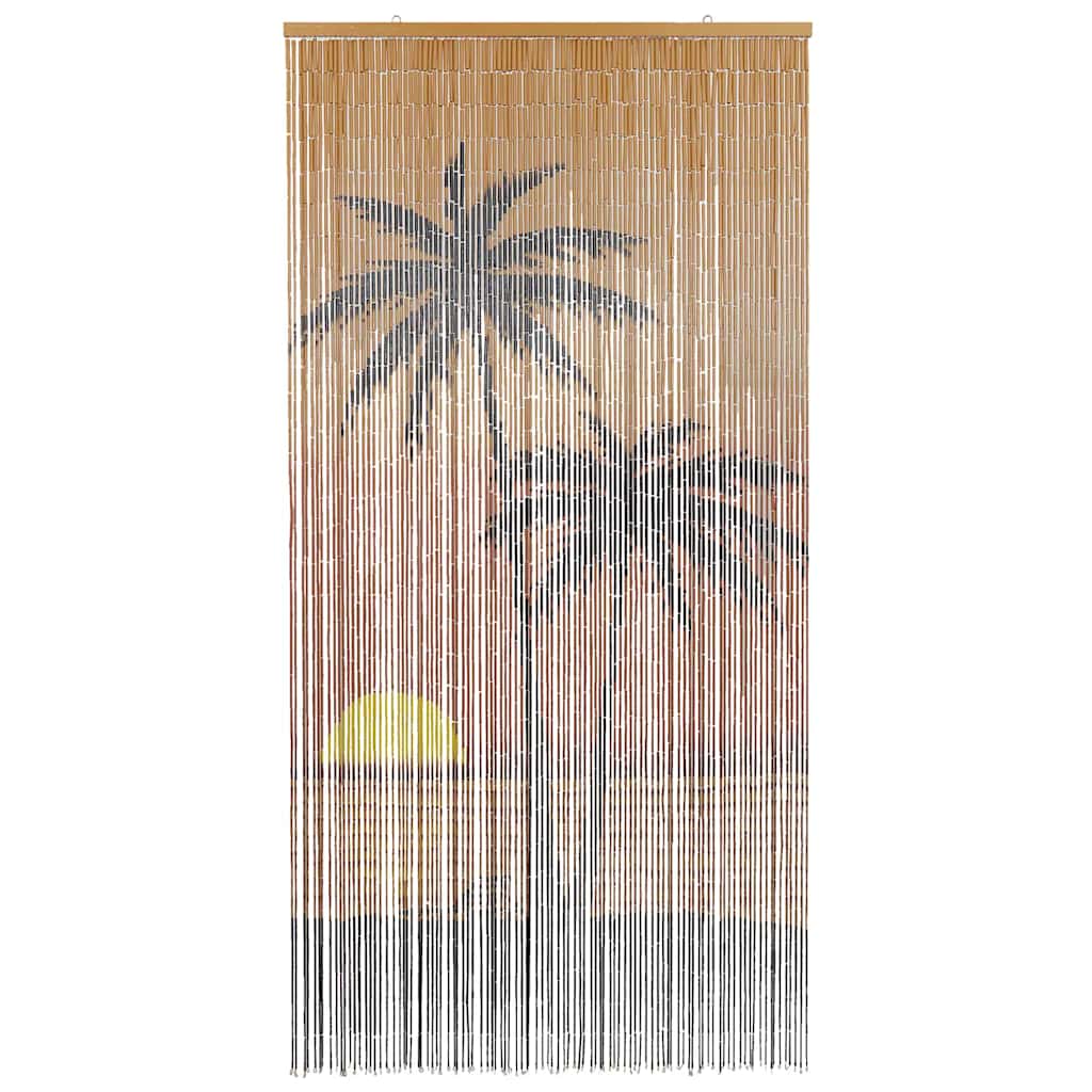 8721158447319_g_en_hd_2 vidaXL Insect Door Curtain Palm Tree Print 100x220 cm Bamboo - Image 3