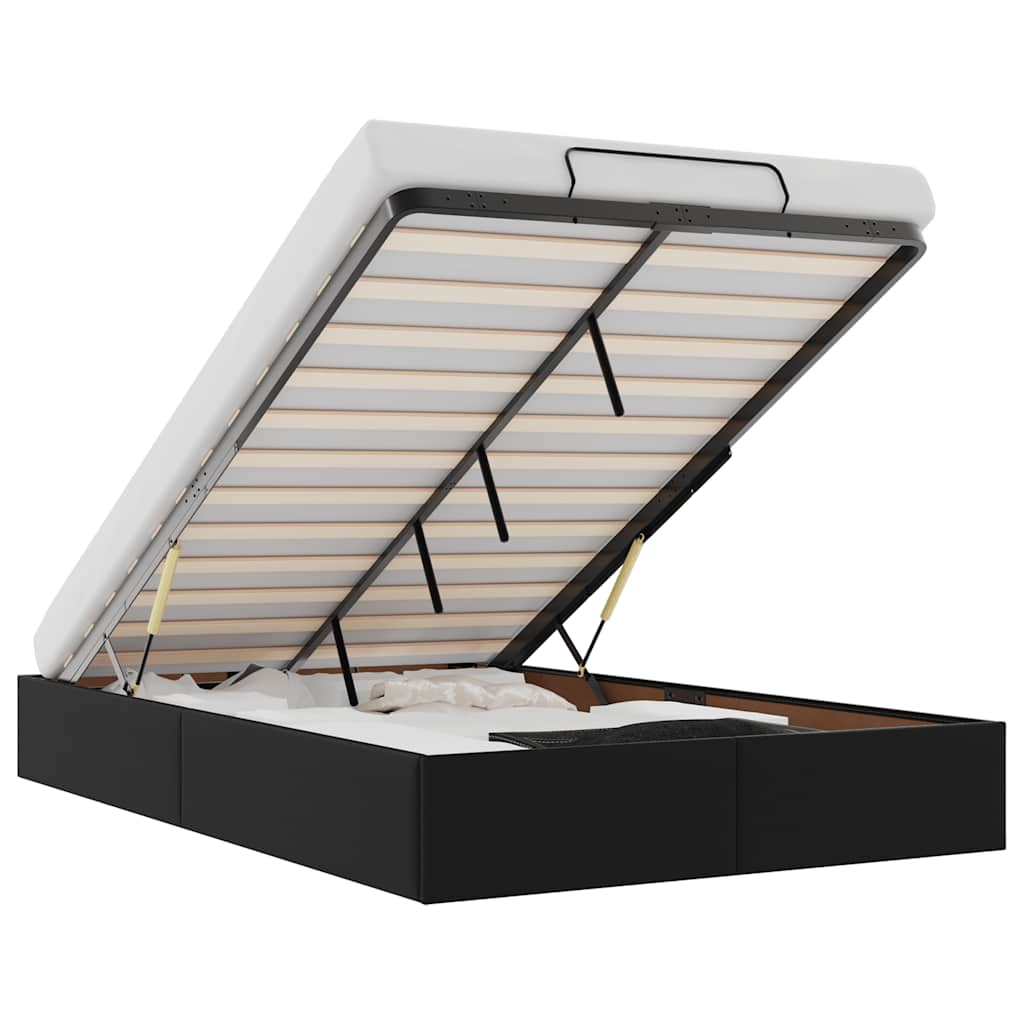 8721158456137_a_en_hd_1 vidaXL Ottoman Storage Bed Frame without Mattress Black King Single Faux Leather - Image 2