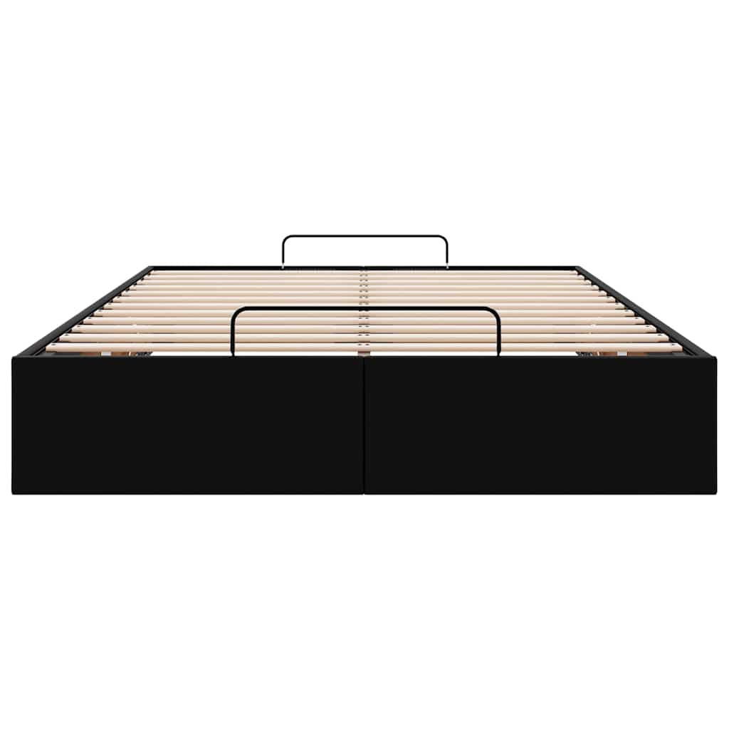 8721158456137_g_en_hd_5 vidaXL Ottoman Storage Bed Frame without Mattress Black King Single Faux Leather - Image 7