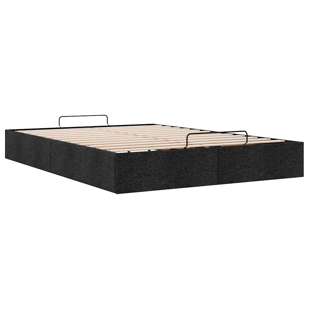 8721158456984_g_en_hd_4 vidaXL Ottoman Storage Bed Frame without Mattress Black Double Fabric - Image 6
