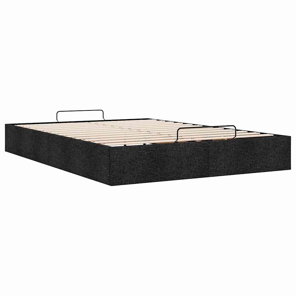 8721158456984_g_en_hd_7 vidaXL Ottoman Storage Bed Frame without Mattress Black Double Fabric - Image 9