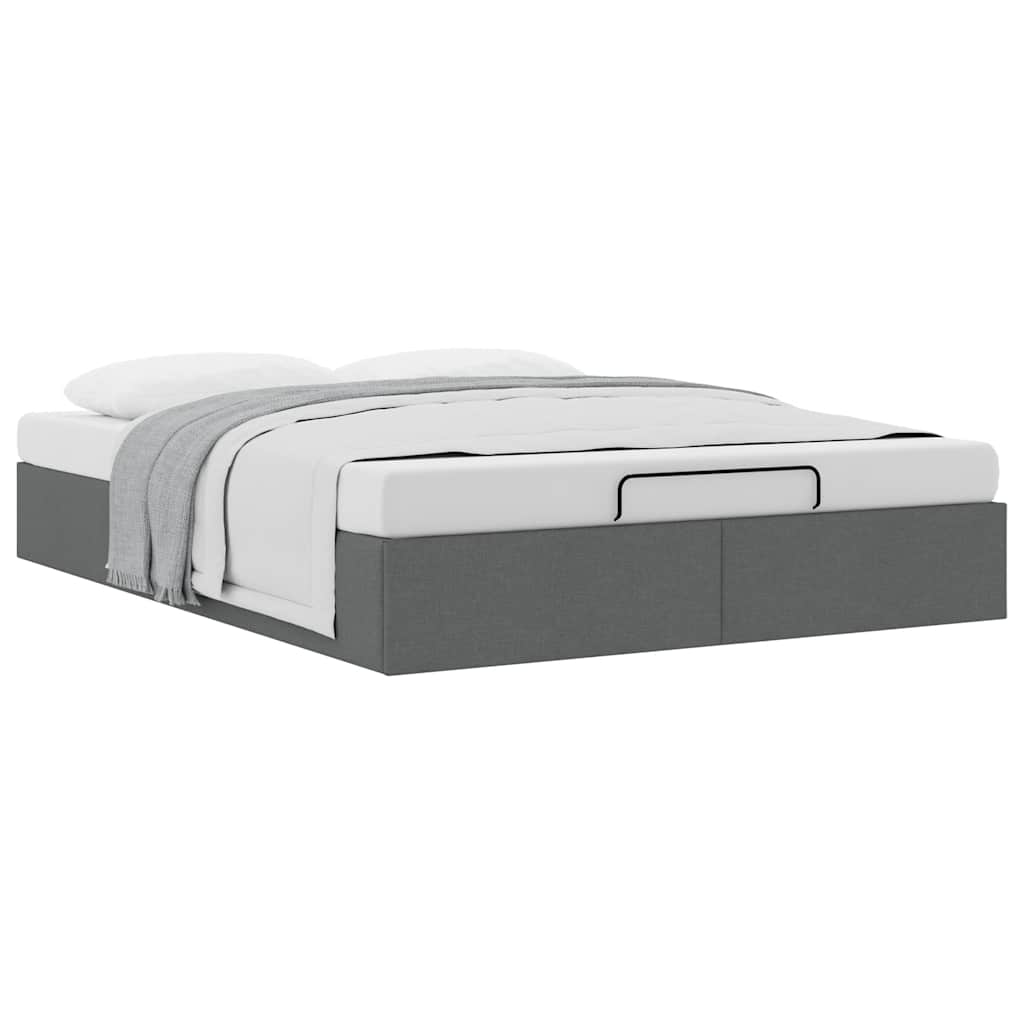 8721158456991_g_en_hd_3 vidaXL Ottoman Storage Bed Frame without Mattress Dark Grey Queen Fabric - Image 5