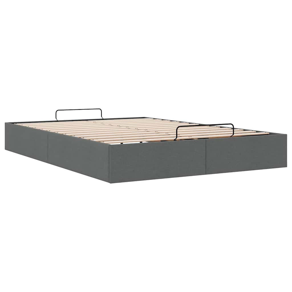 8721158456991_g_en_hd_4 vidaXL Ottoman Storage Bed Frame without Mattress Dark Grey Queen Fabric - Image 6