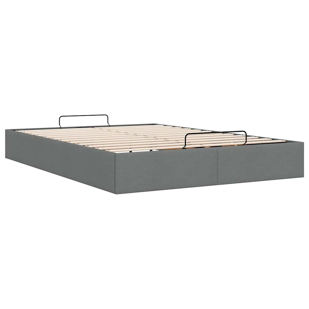 8721158456991_g_en_hd_7 vidaXL Ottoman Storage Bed Frame without Mattress Dark Grey Queen Fabric - Image 9