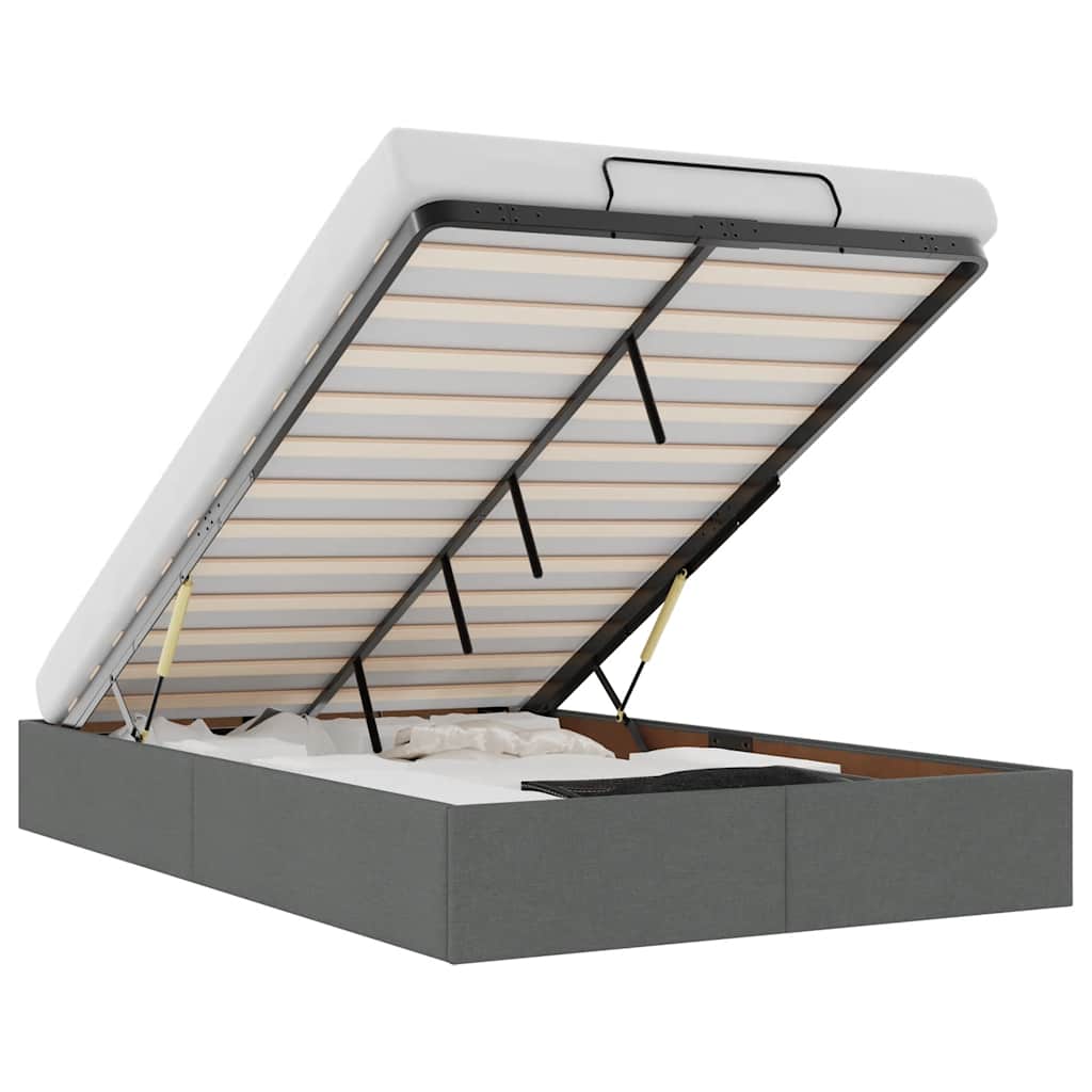 8721158457011_a_en_hd_1 vidaXL Ottoman Storage Bed Frame without Mattress Dark Grey King Single Fabric - Image 2
