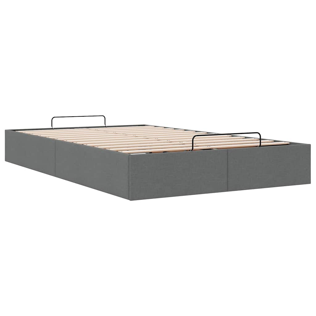 8721158457011_g_en_hd_4 vidaXL Ottoman Storage Bed Frame without Mattress Dark Grey King Single Fabric - Image 6