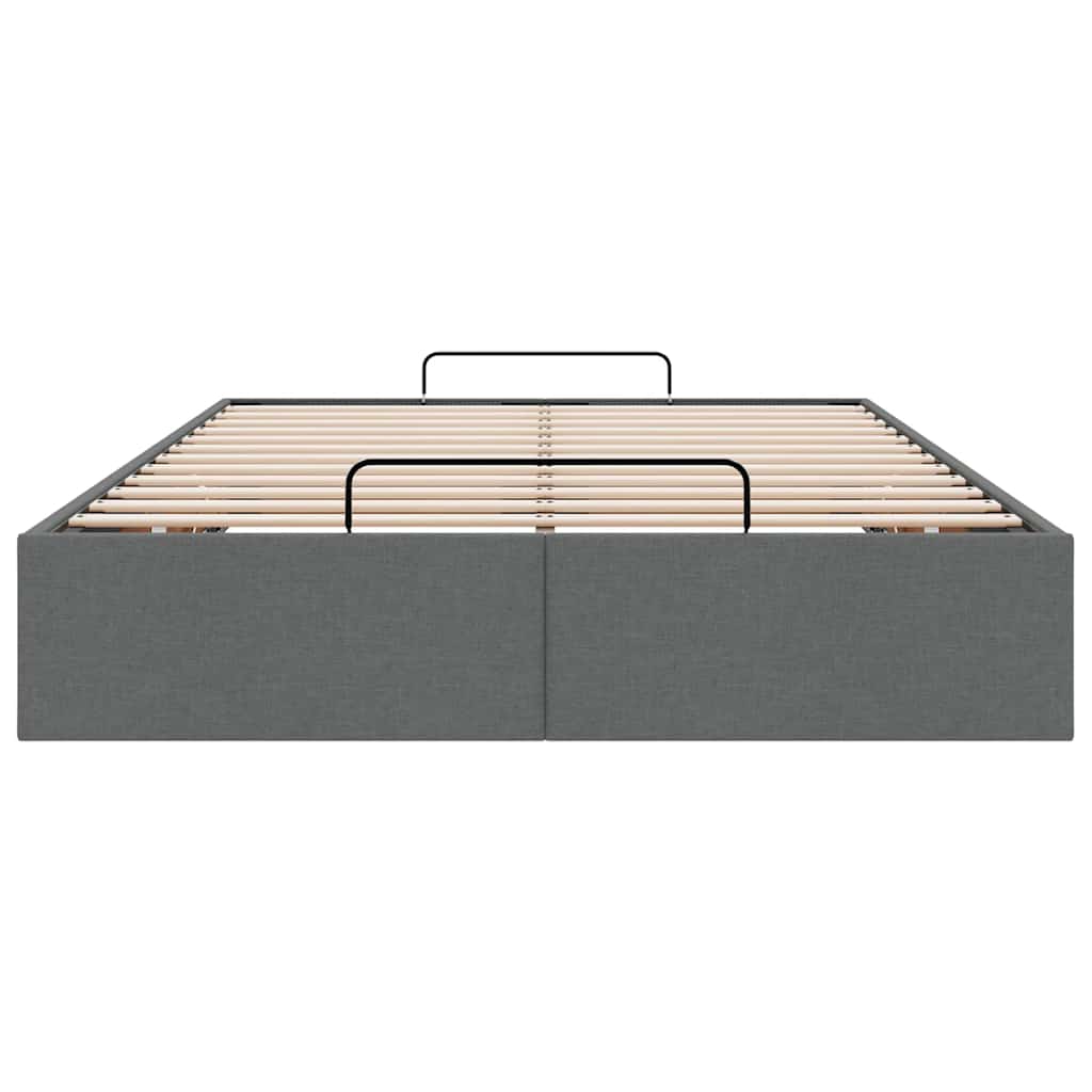 8721158457011_g_en_hd_5 vidaXL Ottoman Storage Bed Frame without Mattress Dark Grey King Single Fabric - Image 7