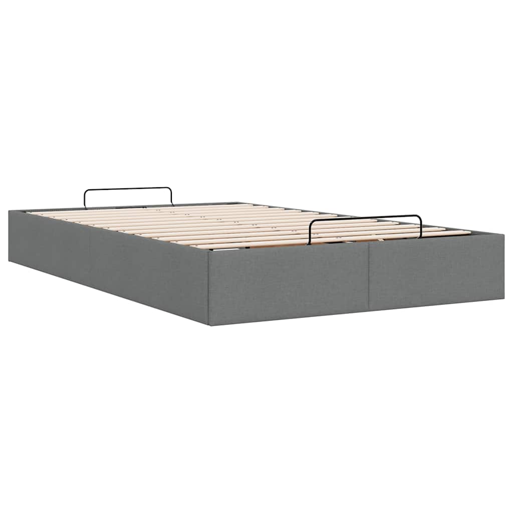 8721158457011_g_en_hd_7 vidaXL Ottoman Storage Bed Frame without Mattress Dark Grey King Single Fabric - Image 9