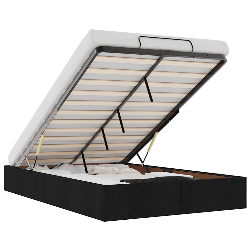8721158457028_a_en_hd_1 vidaXL Ottoman Storage Bed Frame without Mattress Black King Single Fabric - Image 2
