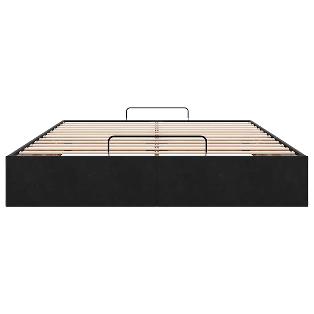 8721158457790_g_en_hd_5 vidaXL Ottoman Storage Bed Frame No Mattress Black Double Velvet - Image 7