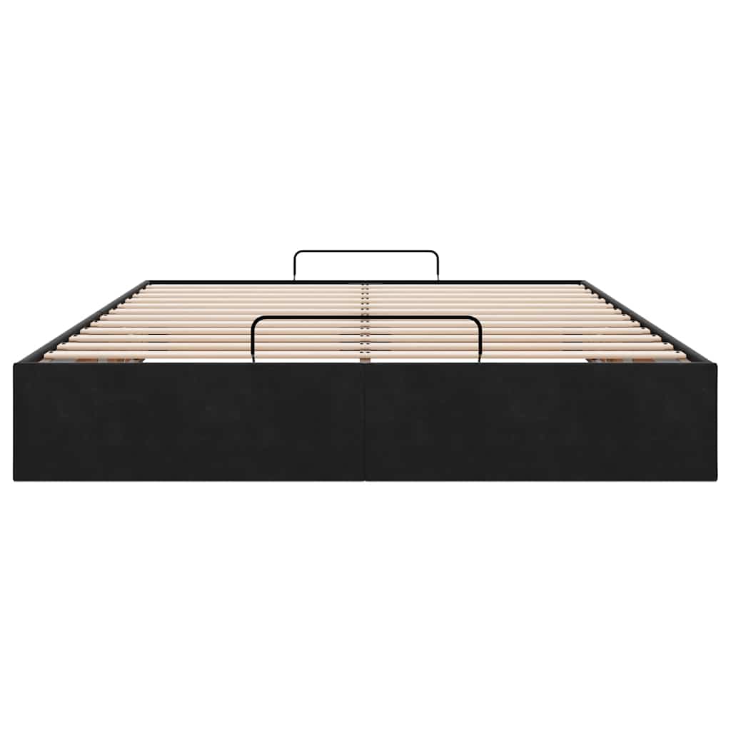 8721158457813_g_en_hd_5 vidaXL Ottoman Storage Bed Frame No Mattress Black Queen Velvet - Image 7