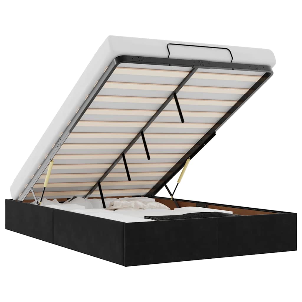 8721158457837_a_en_hd_1 vidaXL Ottoman Storage Bed Frame No Mattress Black King Single Velvet - Image 2
