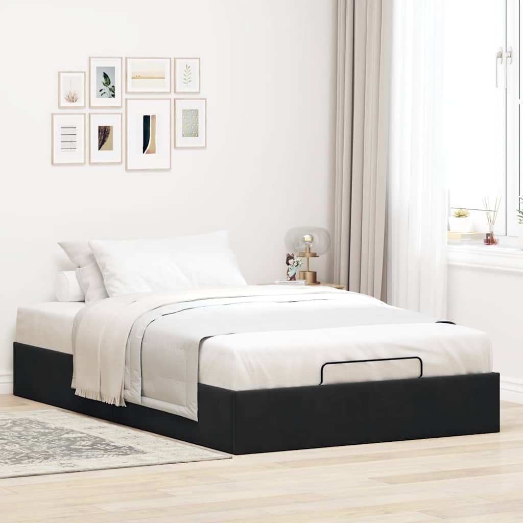 8721158457837_g_en_hd_1 vidaXL Ottoman Storage Bed Frame No Mattress Black King Single Velvet - Image 3