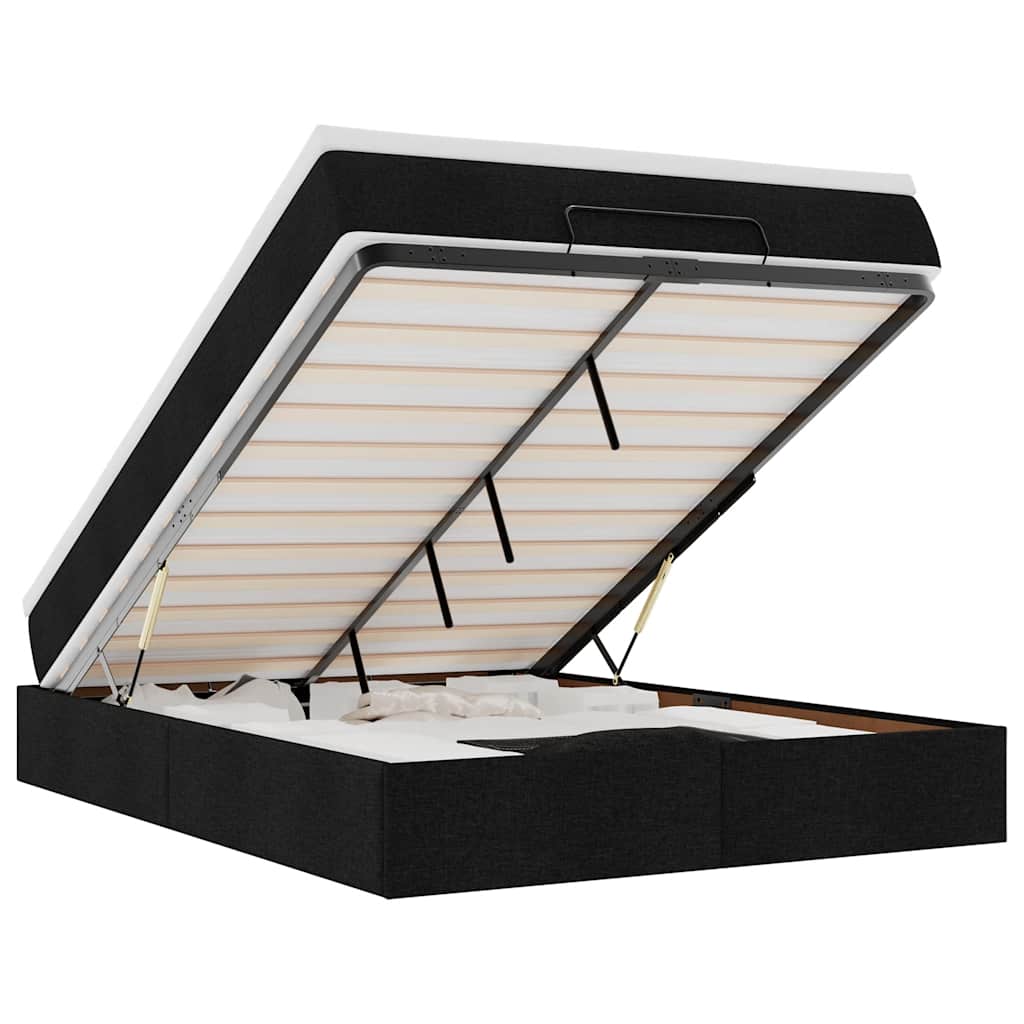 8721158459299_a_en_hd_1 vidaXL Ottoman Bed with Mattress Black Double Fabric - Image 2