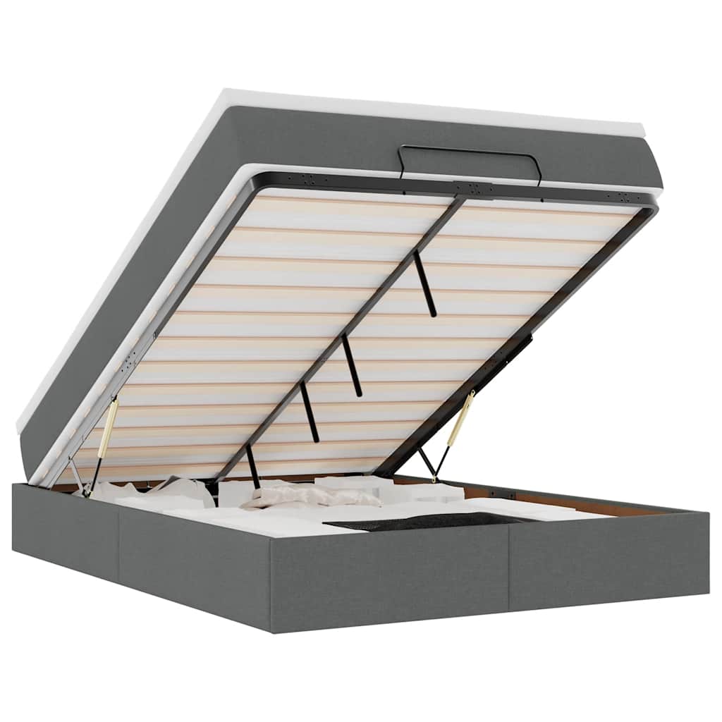 8721158459305_a_en_hd_1 vidaXL Ottoman Bed with Mattress Dark Grey Queen Fabric - Image 2