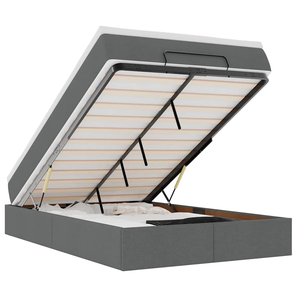 8721158459329_a_en_hd_1 vidaXL Ottoman Bed with Mattress Dark Grey Super Single Fabric - Image 2