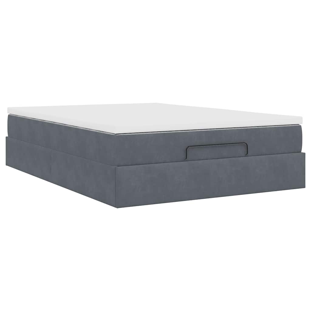 8721158460028_g_en_hd_8 vidaXL Ottoman Bed with Mattress Dark Grey Queen Velvet - Image 10