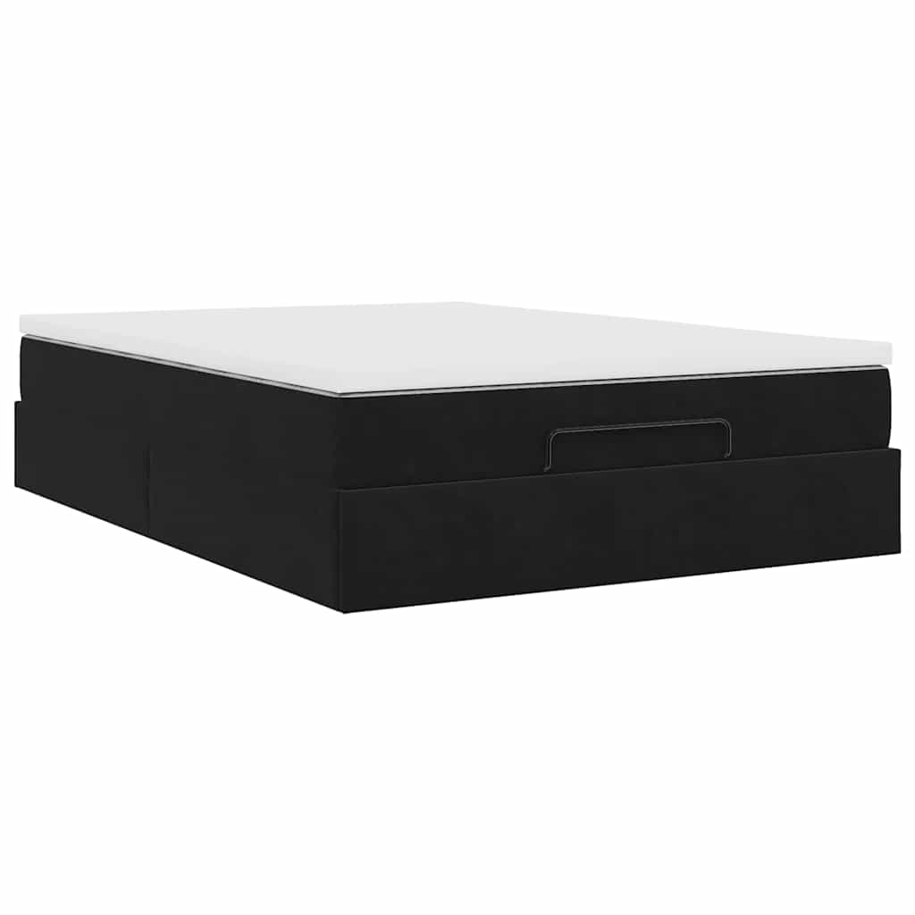 8721158460035_g_en_hd_8 vidaXL Ottoman Bed with Mattress Black Queen Velvet - Image 10