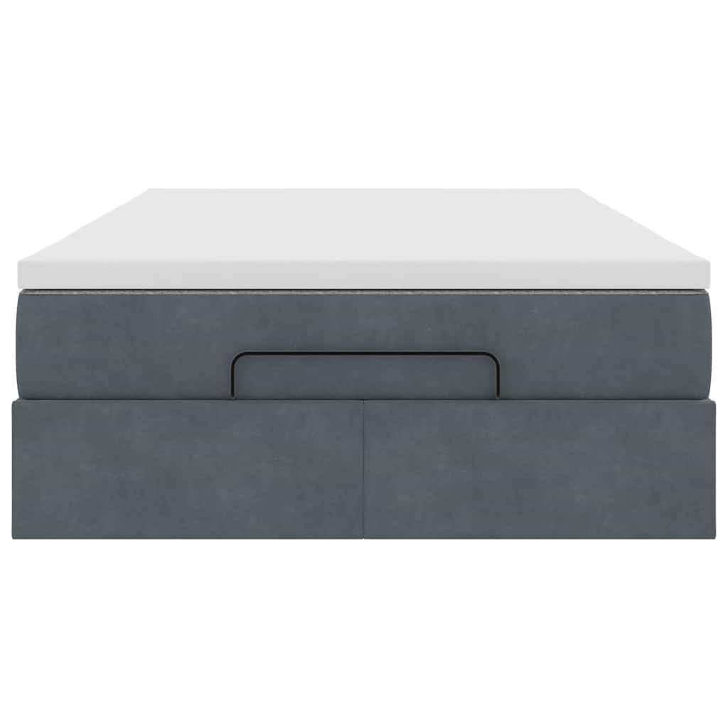 8721158460042_g_en_hd_5 vidaXL Ottoman Bed with Mattress Dark Grey Super Single Velvet - Image 7