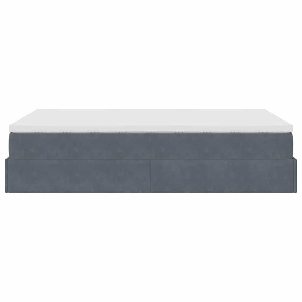 8721158460042_g_en_hd_7 vidaXL Ottoman Bed with Mattress Dark Grey Super Single Velvet - Image 9