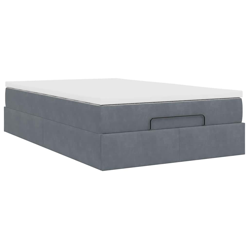 8721158460042_g_en_hd_8 vidaXL Ottoman Bed with Mattress Dark Grey Super Single Velvet - Image 10