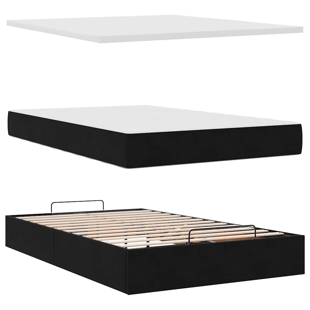 8721158460059_g_en_hd_6 vidaXL Ottoman Bed with Mattress Black King Single Velvet - Image 8